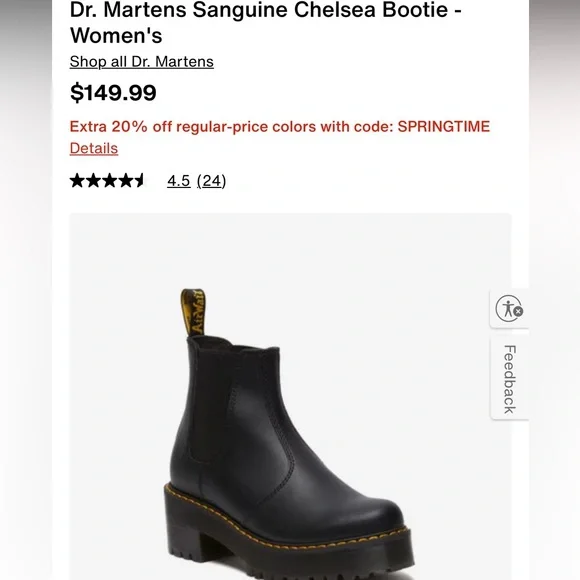 Dr.Marten sanguine Chelsea boot - Picture 1 of 7
